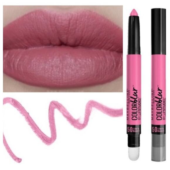 2pk Maybelline Color Blur Matte Lipsticks Mauve - Picture 1 of 7